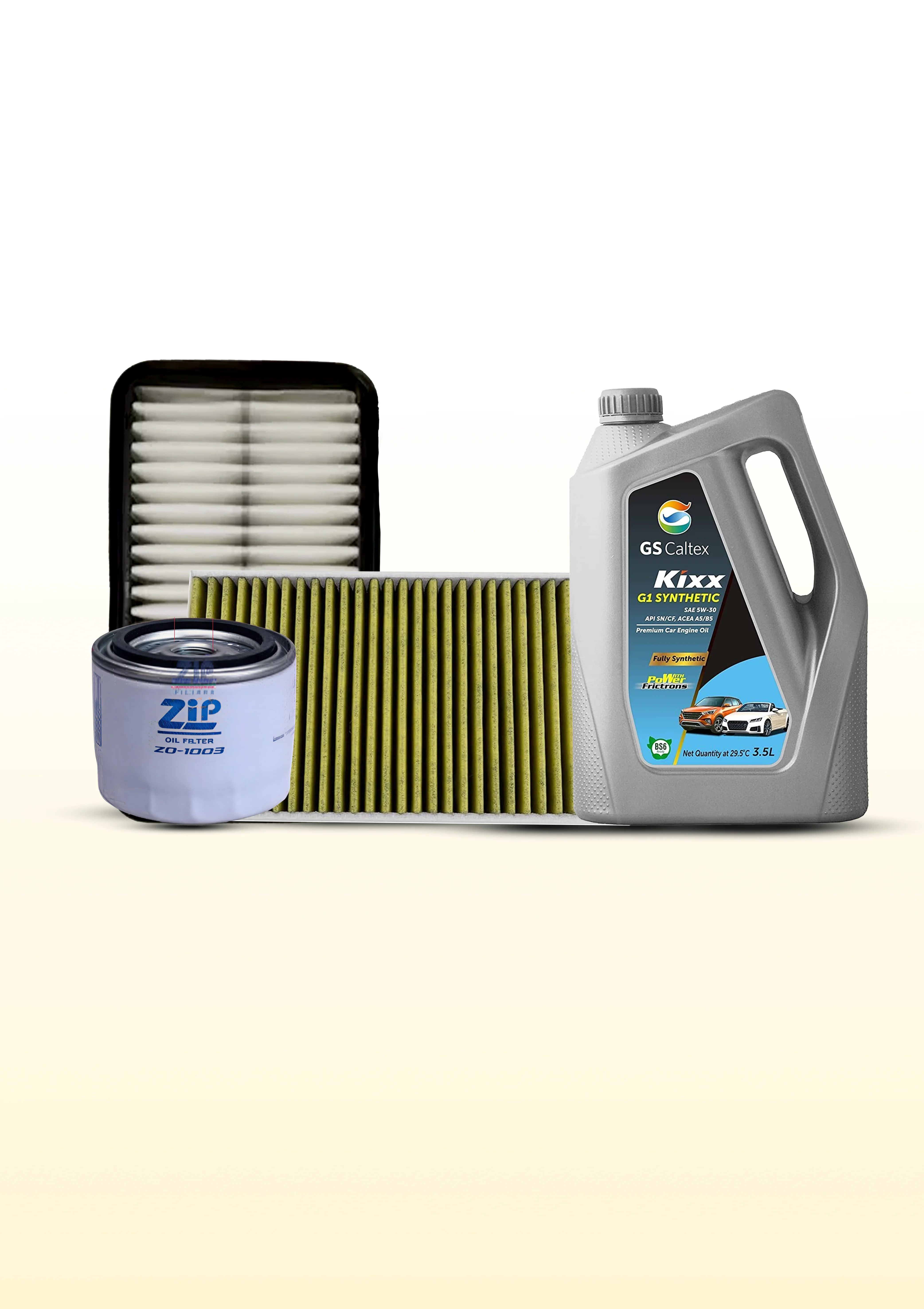 Chevrolet Beat Petrol Service Kit 5W30 Oil 3.5L Filters