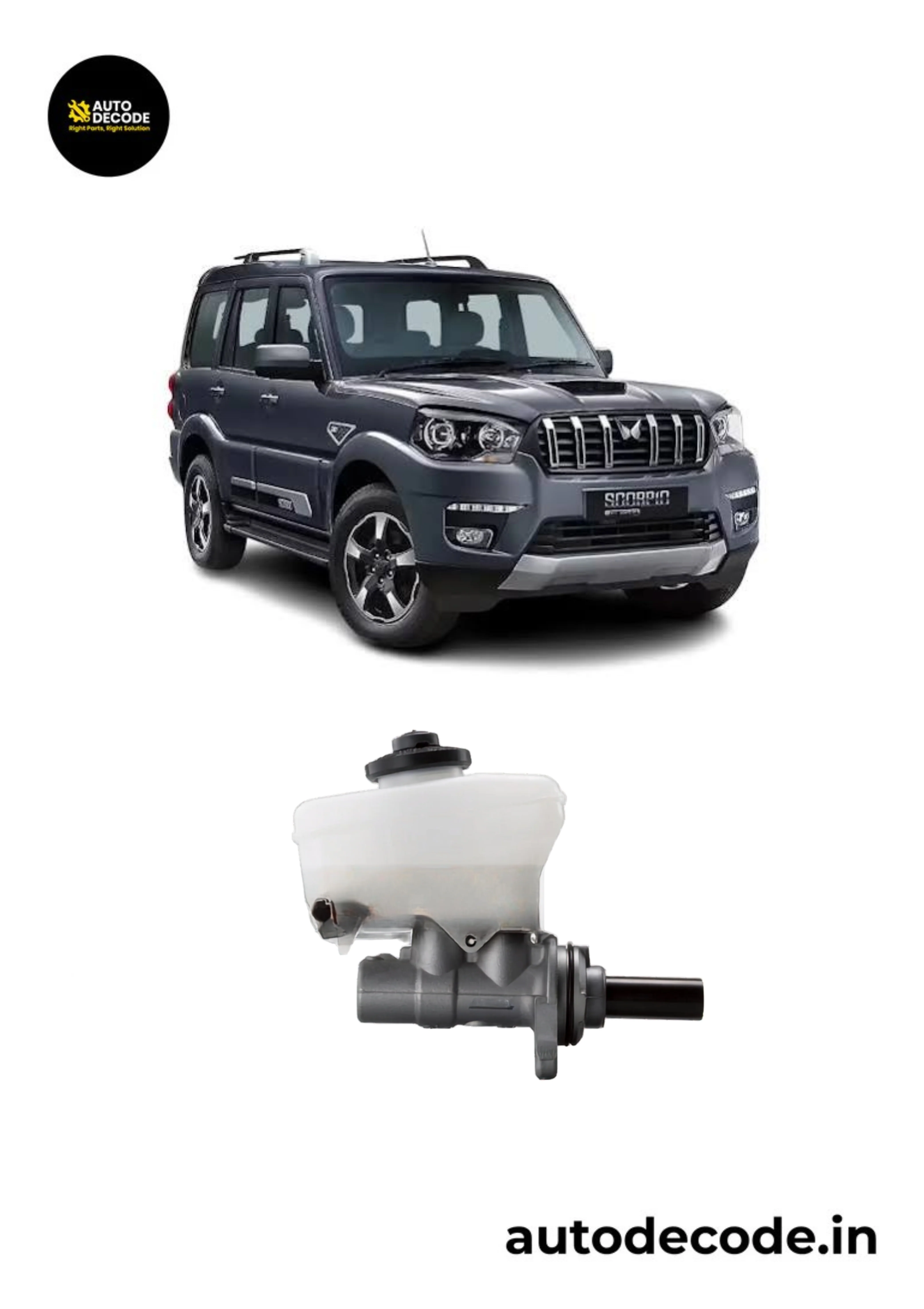Clutch Master Cylinder Assembly for Scorpio - TVS