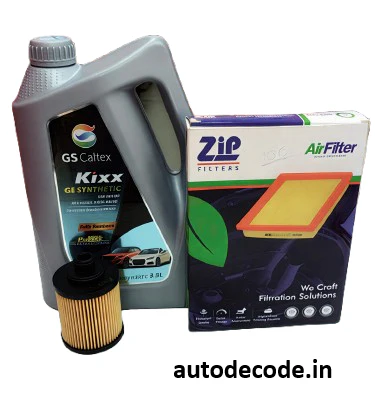 Ford Figo Petrol Service Kit – Caltex 5W30 Fully Synthetic Oil 4L + ZIP OEM Filters - Image 2