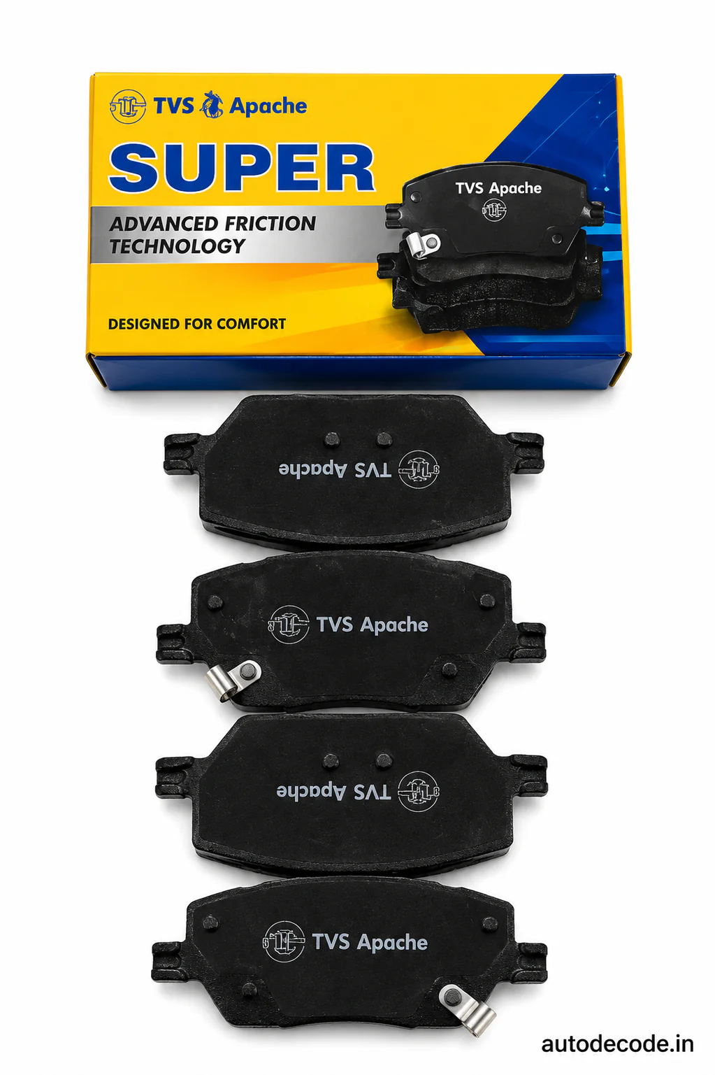 Front Brake Pads For Jeep Compass | TVS Genuine - Image 4