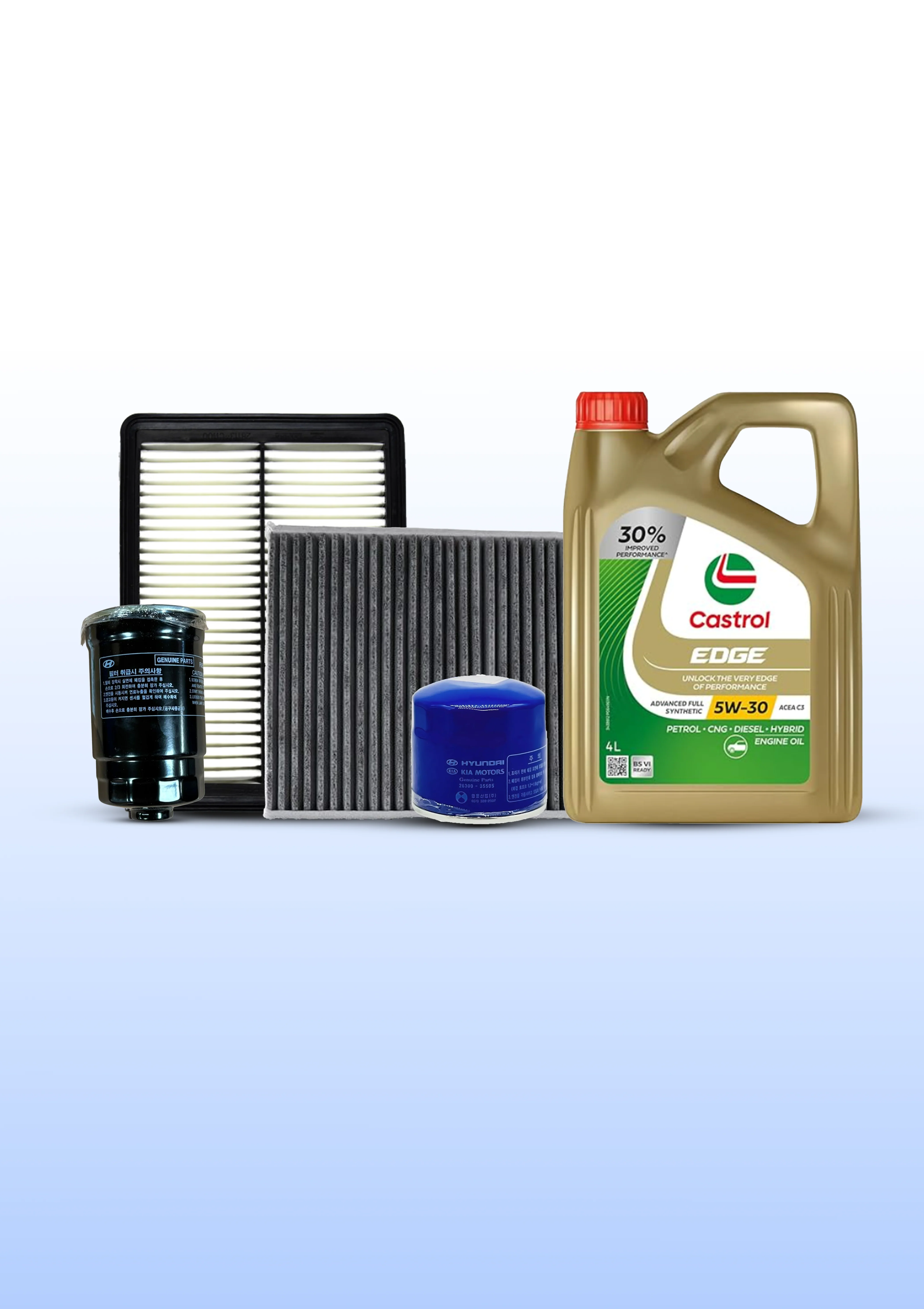 Hyundai Creta Diesel (2015–2019) Service Kit – Genuine Oil & Filters