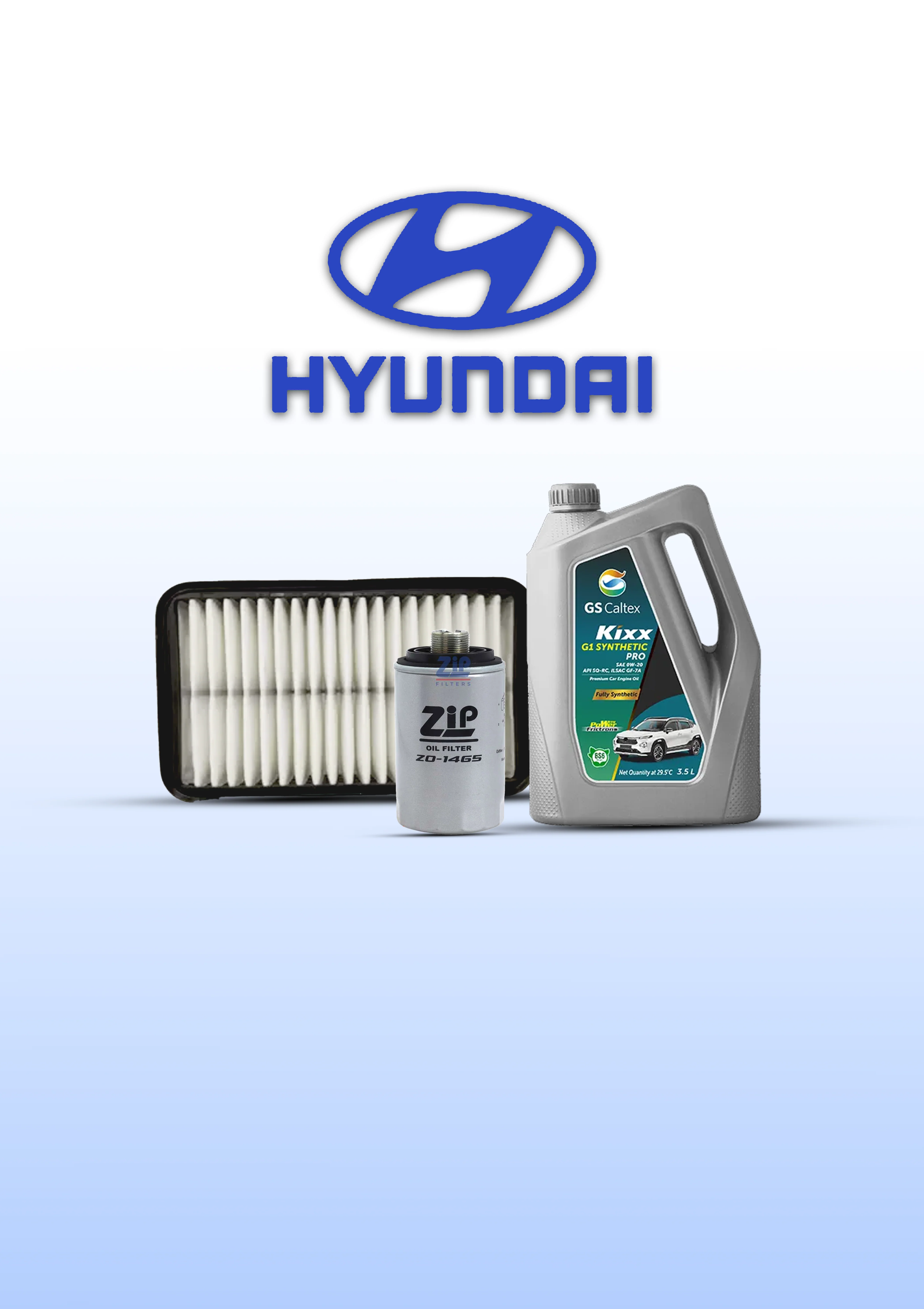 Hyundai Santro Xing Service Kit with Caltex Oil (3L)
