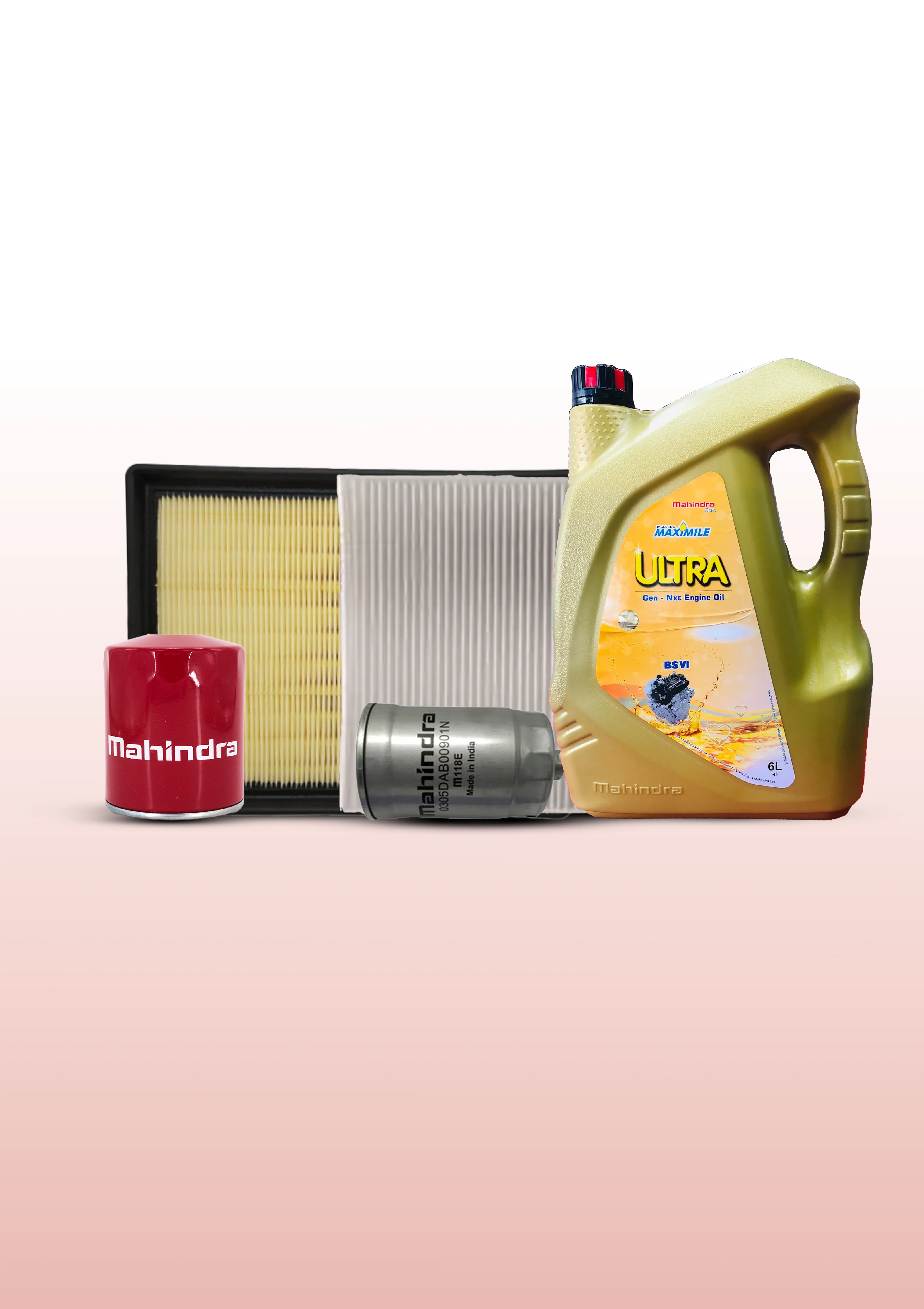 Mahindra Bolero Neo Diesel BS6 Service Kit with Genuine Mahindra Oil & Filters