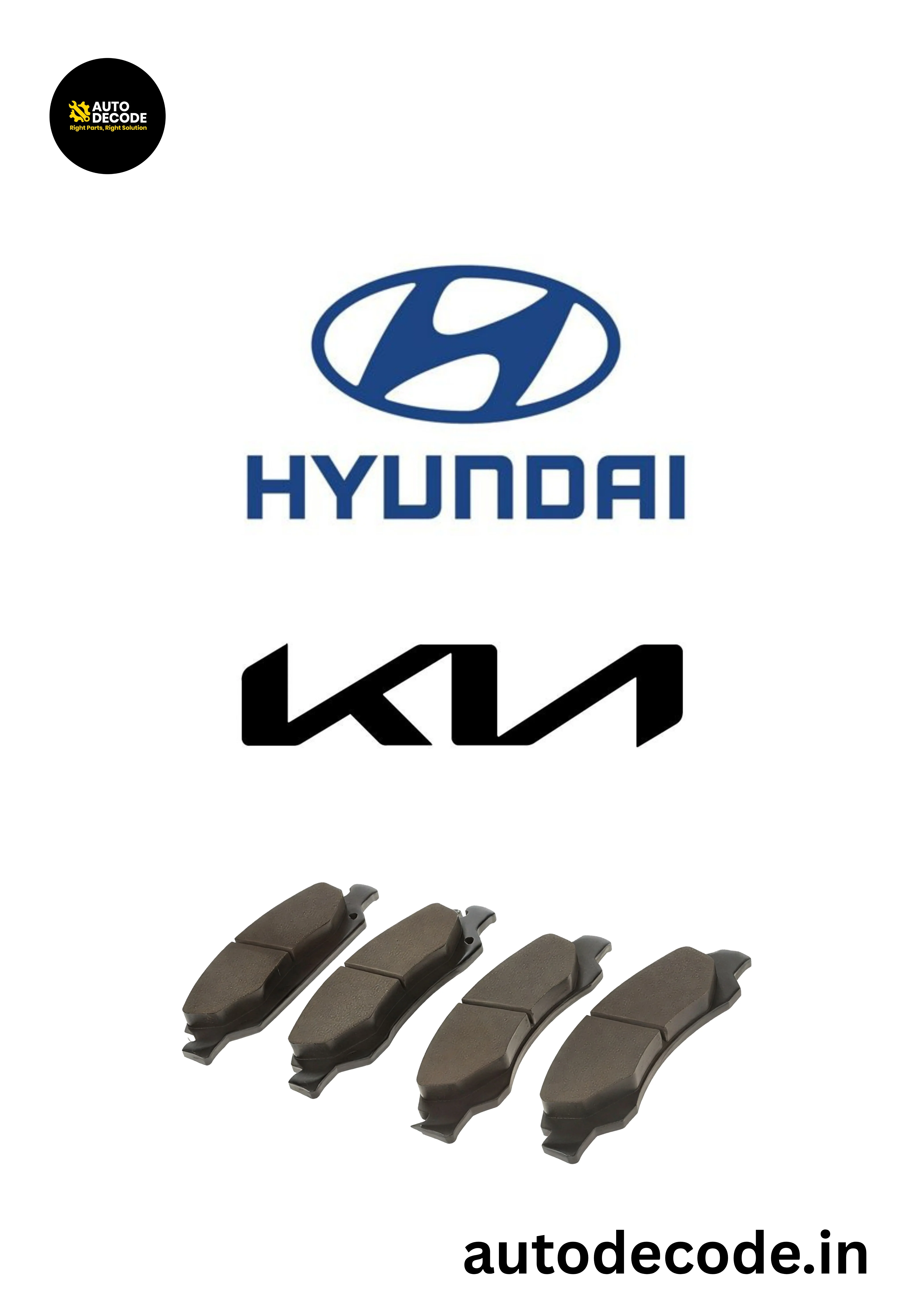 Rear Brake Pads For Hyundai Creta / Alcazar / Kia Seltos / Carens – TVS