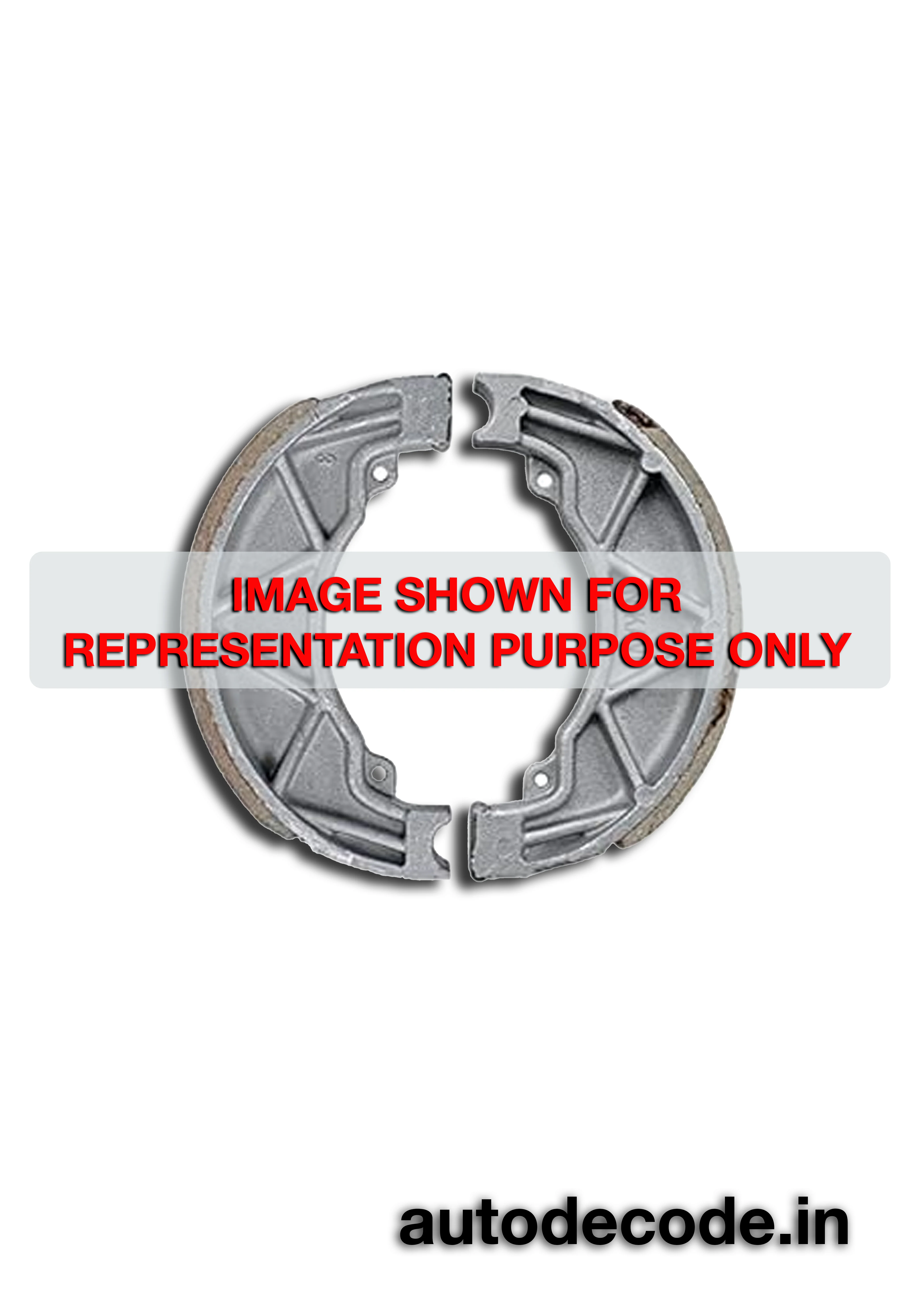 Rear Brake Shoe For Toyota Innova Crysta – TVS - Image 3