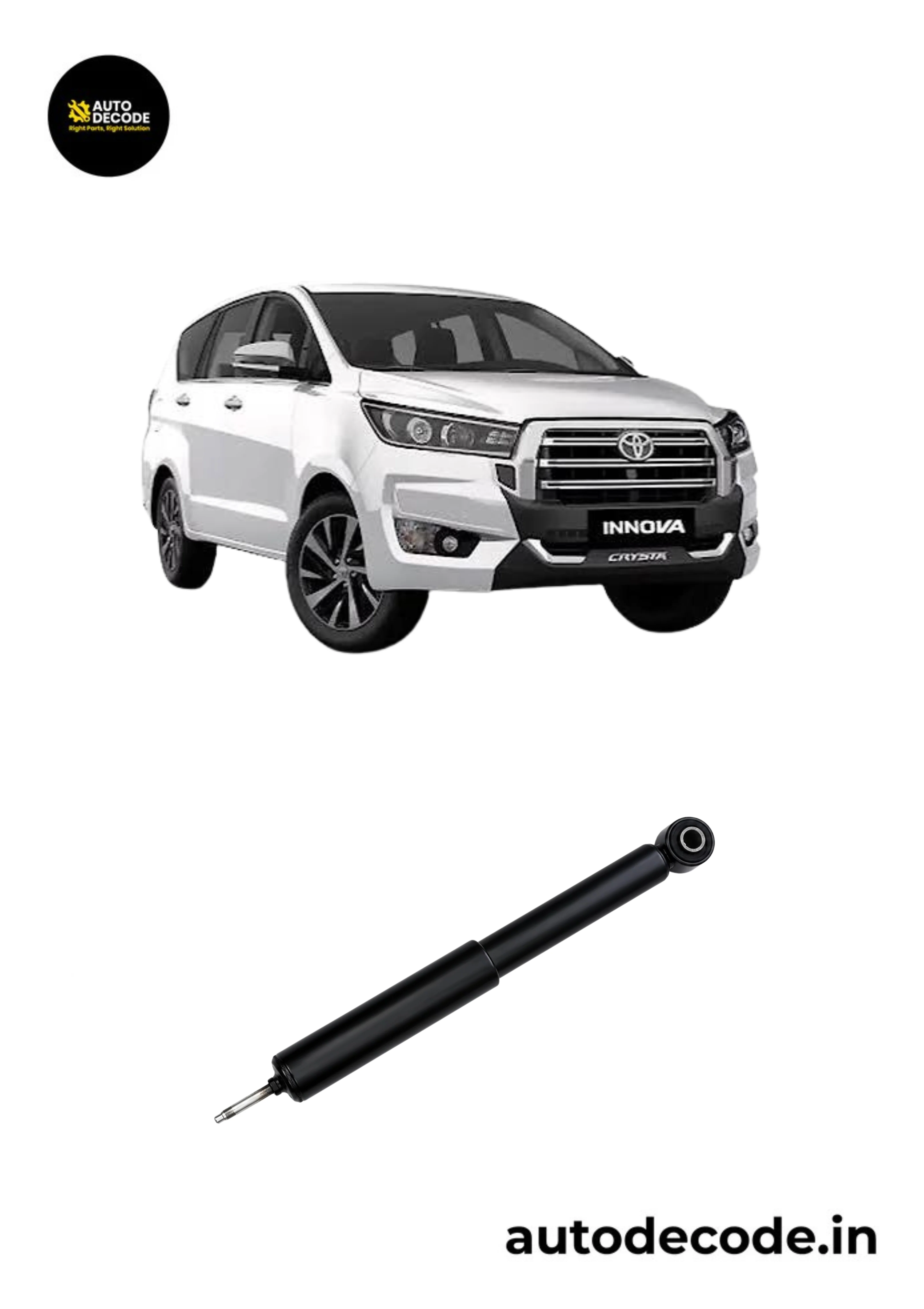 Rear Shocker for Innova Crysta - Monroe